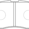 Ceramic brake pad set, Front axle ( SUZUKI - 55810-76G00)