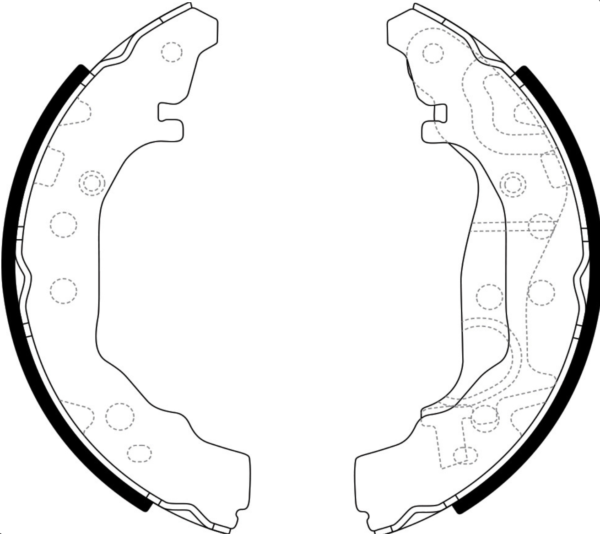 Rear brake shoe ( TOYOTA- K2401) 04495-74030