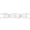 Ceramic brake pad set, Front axle ( 55810-M55R00) D9079M