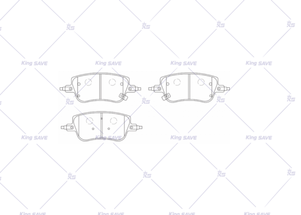 Front Axle Ceramic Brake Pad set | HAVAL - 3501115XGW02A