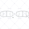 Ceramic Brake Pad Set for| GREAT WALL , HAVAL  Ref : GDB8336DT