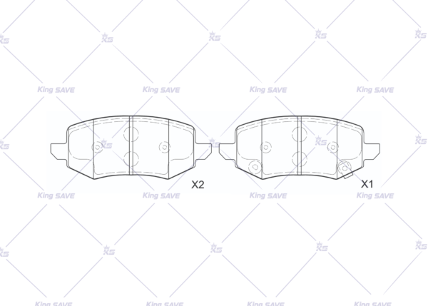 Ceramic Brake Pad Set for| GREAT WALL , HAVAL  Ref : GDB8336DT