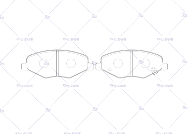 Front Axle Ceramic Brake Pad set | for CHERY Amulet |  Geely Lifan X60 GDB7812