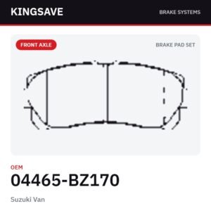 Front Brake Pad Set for Suzuki Van & Daihatsu Terios 2007-2015 – OEM 04465-BZ170 – KingSave
