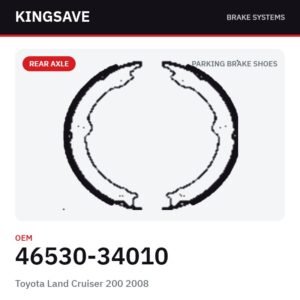 Rear Parking Brake Shoe Set for Toyota Land Cruiser 200 2008 – OEM 46530-34010 – KingSave Rear Parking Brake Shoe Set for Toyota Land Cruiser 200 2008 – OEM 46530-34010 – KingSave