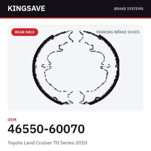 Rear Parking Brake Shoe Set for Toyota Land Cruiser 70 Series 2010 – OEM 46550-60070 – KingSave Rear Parking Brake Shoe Set for Toyota Land Cruiser 70 Series 2010 – OEM 46550-60070 – KingSave