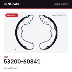 Rear Brake Shoe Set for Suzuki Liana & Suzuki Aerio – OEM 53200-60841 – KingSave