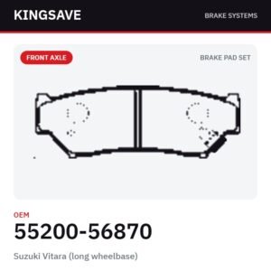 Front Brake Pad Set for Suzuki Vitara (long wheelbase) – OEM 55200-56870 – KingSave