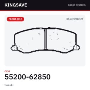 Front Brake Pad Set for Suzuki – OEM 55200-62850 – KingSave