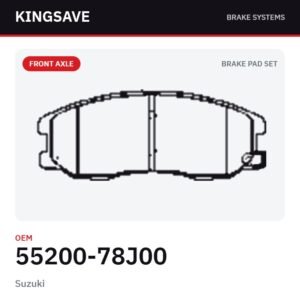Front Brake Pad Set for Suzuki – OEM 55200-78J00 – KingSave