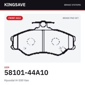 Front Brake Pad Set for Hyundai H-100 Van – OEM 58101-44A10 – KingSave Front Brake Pad Set for Hyundai H-100 Van – OEM 58101-44A10 – KingSave