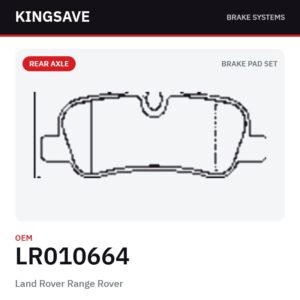 Rear Brake Pad Set for Land Rover Range Rover – OEM LR010664 – KingSave