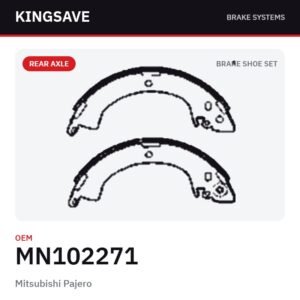 Rear Brake Shoe Set for Mitsubishi Pajero & Mitsubishi Galant – OEM MN102271 – KingSave