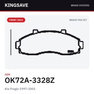 Front Brake Pad Set for Kia Pregio 1997-2001 – OEM OK72A-3328Z – KingSave Front Brake Pad Set for Kia Pregio 1997-2001 – OEM OK72A-3328Z – KingSave